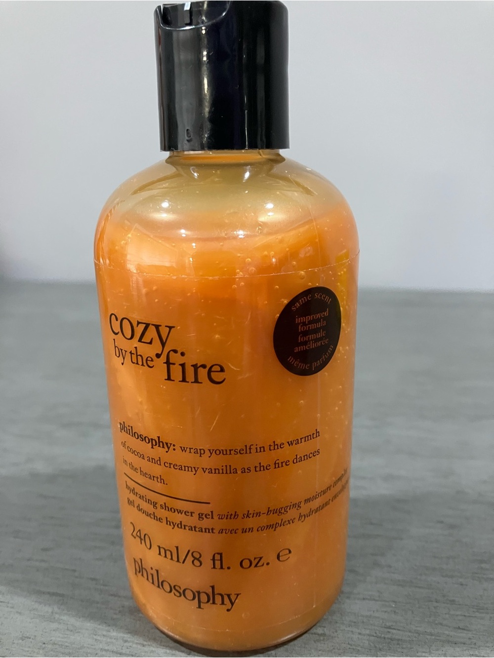 Philosophy Cozy by the Fire Orange Shower Gel